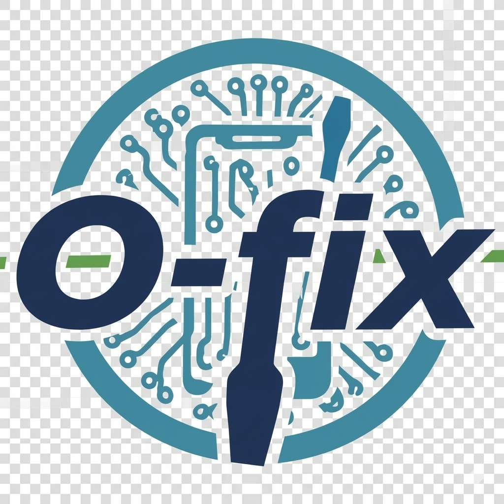 O-Fix לוגו – תיקון סלולר עד הבית